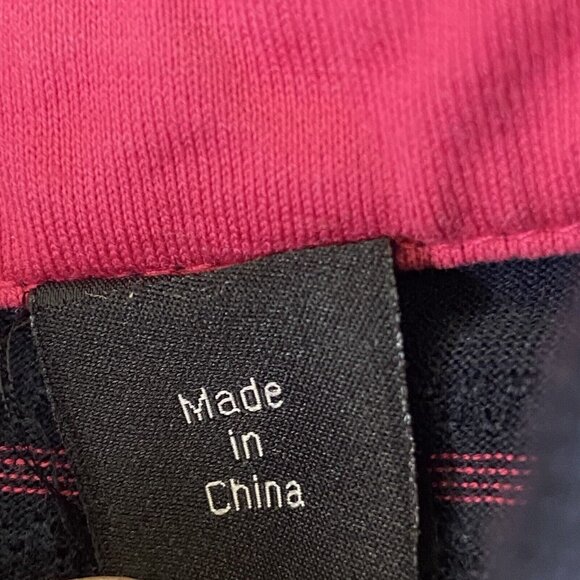 Hugo Boss Pima Cotton Polo Shirt‎ Men's M Black Pink Stiped Regular Fit - Picture 5 of 14